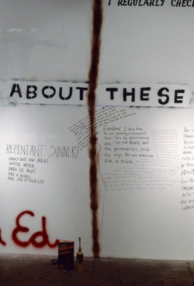 Installation view Writings On The Wall