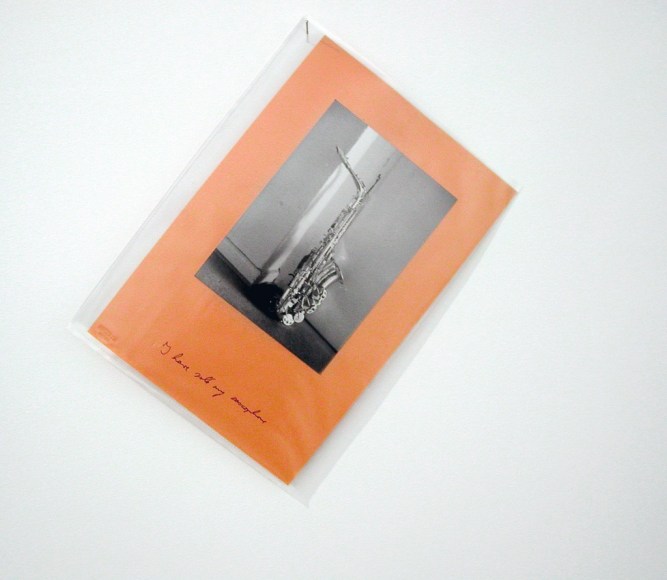 Hans-Peter Feldmann, I have sold my saxophone