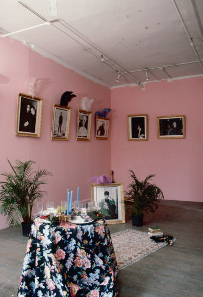 Karen Kilimnik, The Adventure Club, 1993, Installation view: 303 Gallery, New York