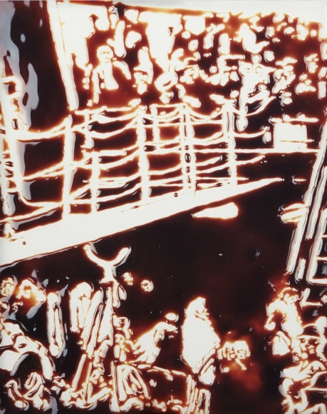 Vik Muniz, The Steerage, after Stieglitz from Pictures of Chocolate, 2000