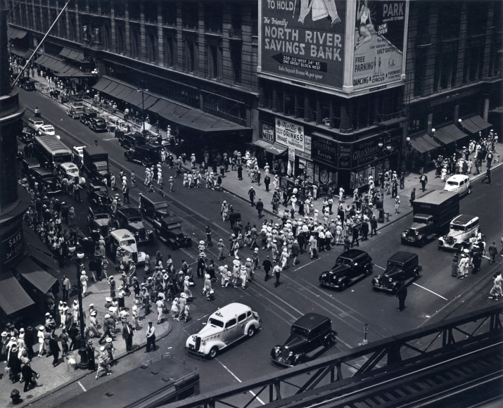 Berenice Abbott Herald Square, 34th St., 1936