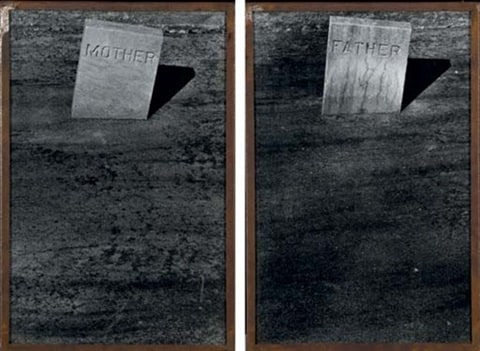 Sophie Calle Les Tombes, Mother, 1990 Les Tombes, Father, 1990