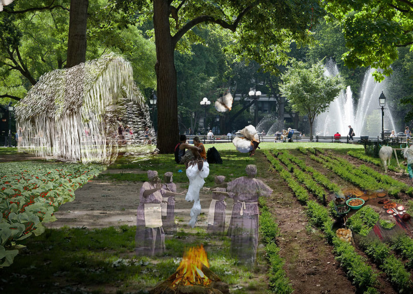 John Dowell:  Giving Thanks, 2019 (detail)