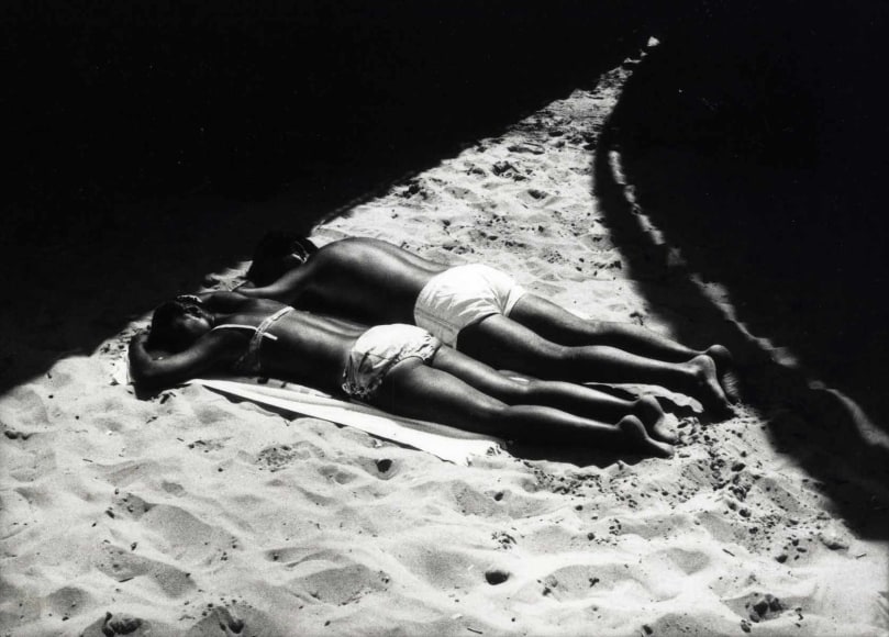Ray Metzker Sand Creatures: Atalantic City, 1971  silver gelatin print