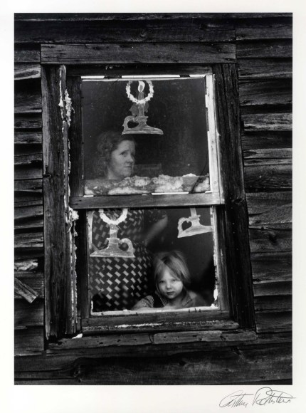 Arthur Rothstein Christmas Window, Oswego Co. New York, 1937