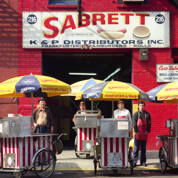 Neal Slavin Sabrett Hot Dog Vendors, 1974