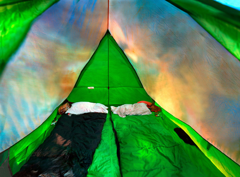 Raissa Venables Tent Spread 2001