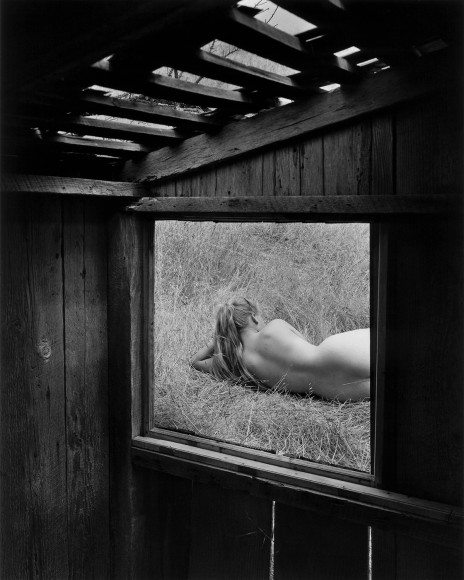 Barbara through Window, 1956 gelatin silver print