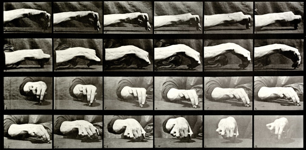Eadweard Muybridge Hand Drawing a Circle, plate 532