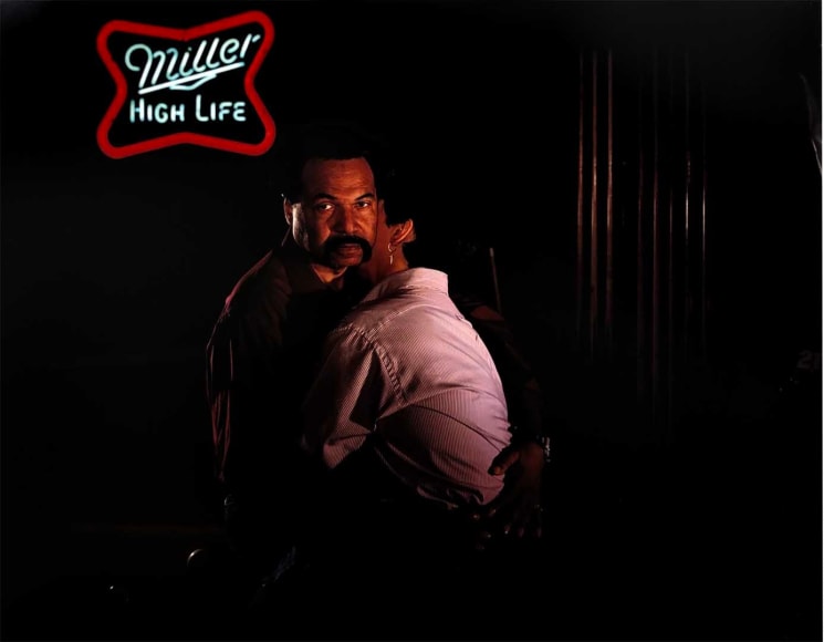 Taryn Simon William Gregory at Wick's Parlor in Louisvulle, KY with his fiance Vicki Kidwell, whom he dated prior to convicition. Gregory was a pool champion in prison. He served seven years of a 70 year sentence, 2002