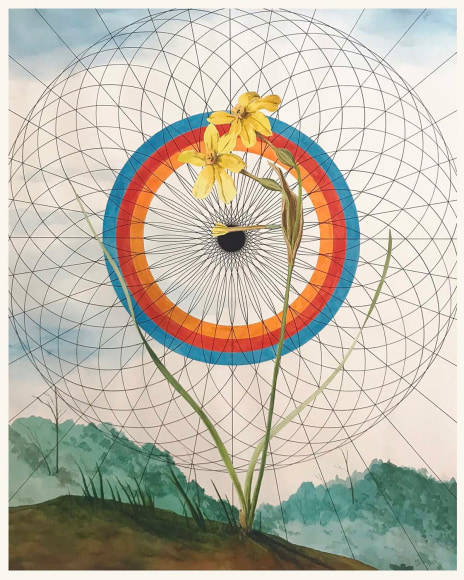 Jon Cowan Radiant Void N&ordm;10, 2019 Watercolor, ink, and gouache on paper 11x14&quot;
