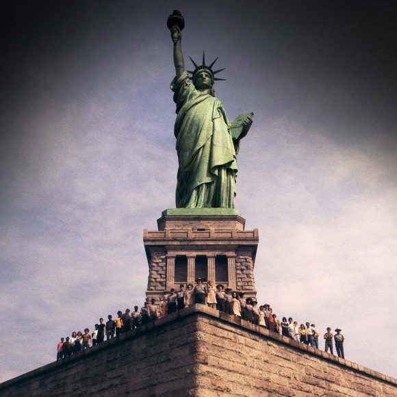 Neal Slavin, Staff of the Statue of Liberty, 1973
