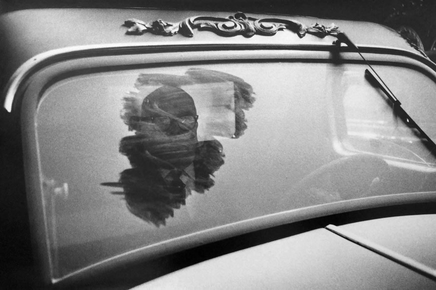 Neal Slavin, Dusty Lisbon Funeral Car, 1968