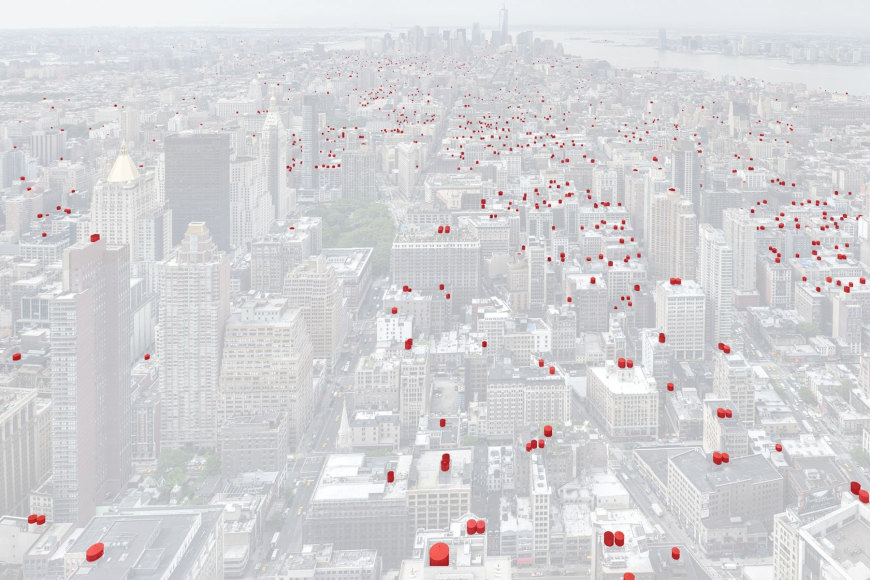 Miguel &Aacute;ngel Garc&iacute;a, New York City looking south, 2013