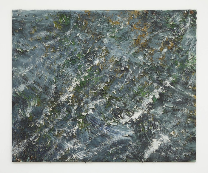 MIQUEL BARCEL&Oacute;&nbsp; Fuerte Marejada, 2003 Mixed media on canvas 81 x 99 in. (205.7 x 251.5 cm)