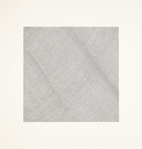 Jacob El Hanani, Crosshatched Dish Towel, 1998