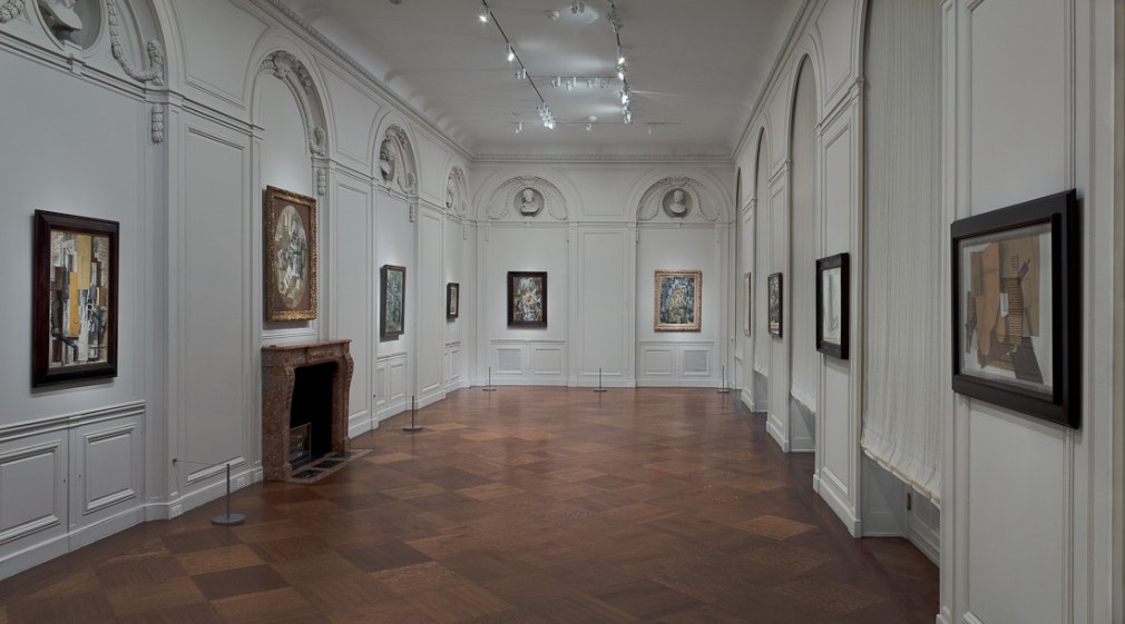 Installation view of Georges Braque: Pioneer of Modernism at Acquavella Galleries from October 11 - November 29, 2011.