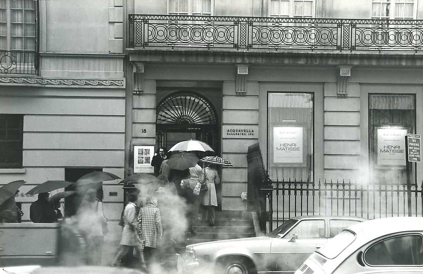 Exhibition at Acquavella Galleries, Fall 1973