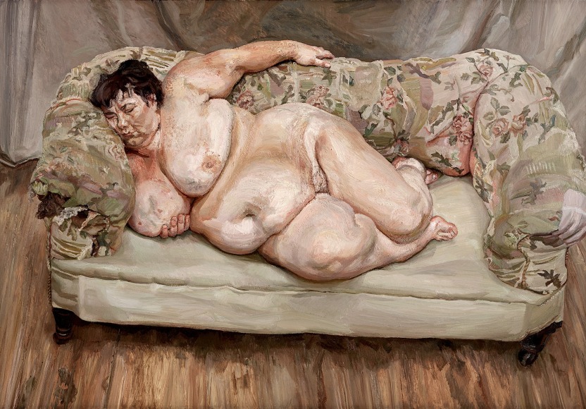 Lucian Freud, Benefits Supervisor Sleeping, 1995