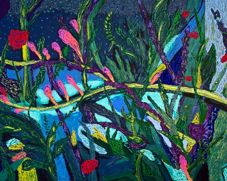 Jon Joanis  Night Garden/Pool,&nbsp;2023