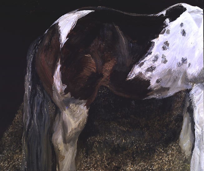 Lucian Freud, Skewbald Mare, 2004