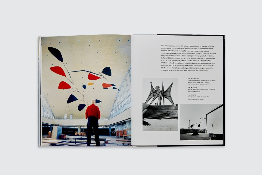 Inside of &quot;Calder: Composing motion&quot; book.