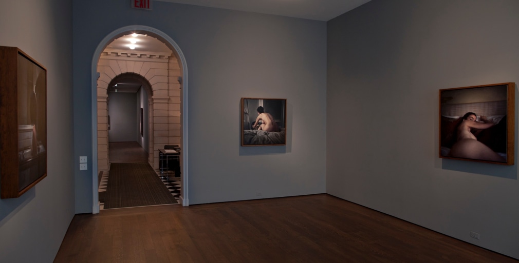 Installation view of Verschr&auml;nkung and The Uncertainty Principle at Acquavella Galleries from May 5 - June 16, 2011.