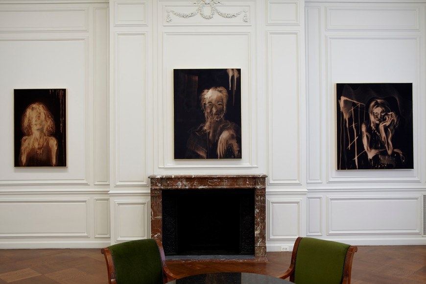 Installation view of Miquel Barcel&oacute; at Acquavella Galleries from October 8 - November 21, 2013.