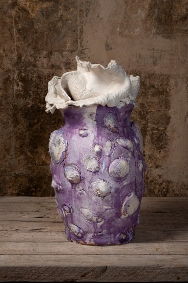 MIQUEL BARCEL&Oacute;  Copinyes, 2024  Ceramic  19 3/4 x 11 x 11 inches (50 x 28 x 28 cm)