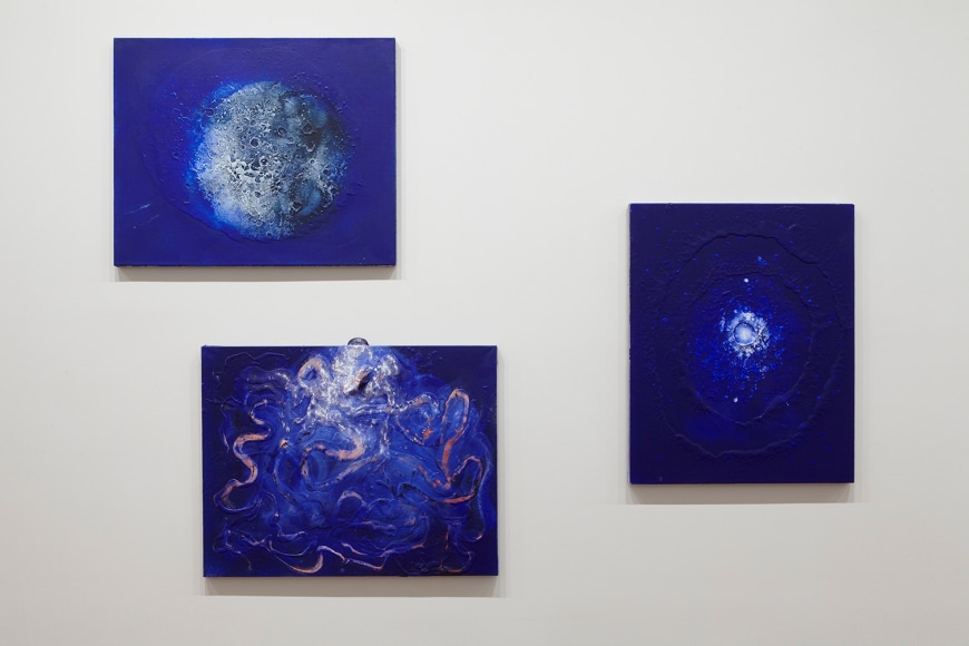 Installation view of Miquel Barcel&oacute; at Acquavella Galleries from October 27 - December 9, 2016.