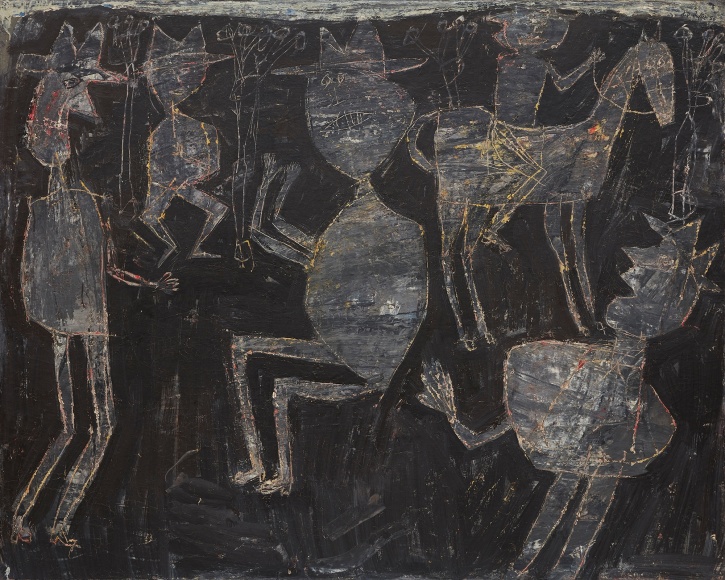 Jean Dubuffet Le monde elegant, 1950