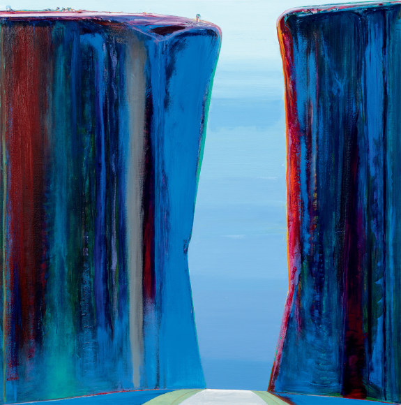 Wayne Thiebaud, &quot;Canyon Pass,&quot; 2019