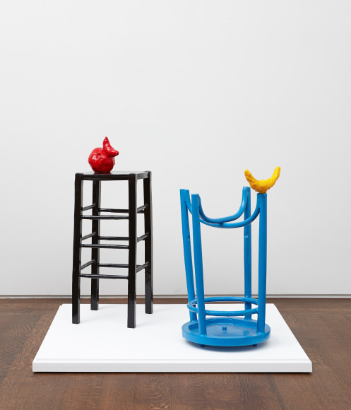 Joan Mir&oacute;, Homme et femme dans la nuit, 1969