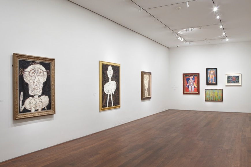 Installation view of Jean Dubuffet "Anticultural Positions"