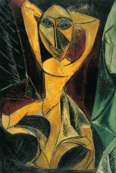 Pablo Picasso, Nude Woman with Raised Arms (Avignon Dancer)