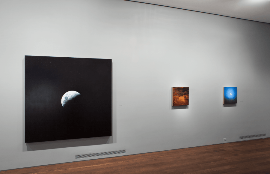 Installation view of Damian Loeb: Sol-d at Acquavella Galleries from February 28 - April 10, 2014.