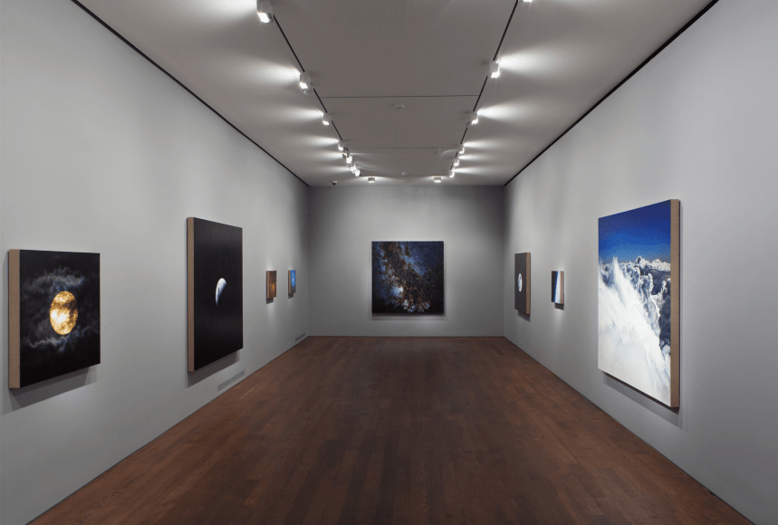 Installation view of Damian Loeb: Sol-d at Acquavella Galleries from February 28 - April 10, 2014.