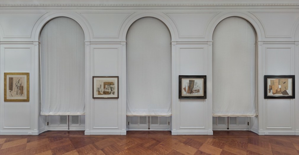 Installation view of Georges Braque: Pioneer of Modernism at Acquavella Galleries from October 11 - November 29, 2011.