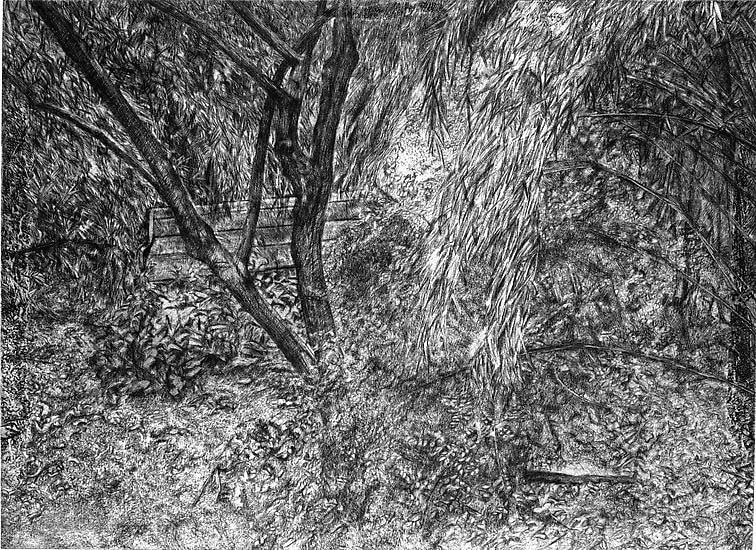 Lucian Freud, The Painter's Garden, 2003-4