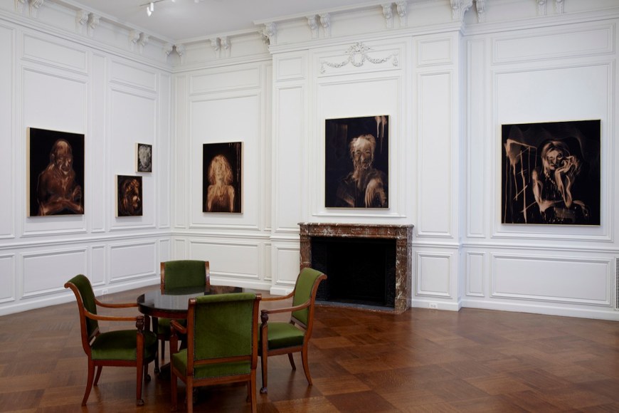 Installation view of Miquel Barcel&oacute; at Acquavella Galleries from October 8 - November 21, 2013.