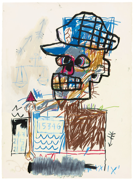 Jean-Michel Basquiat, Untitled (Scales of Justice), 1982