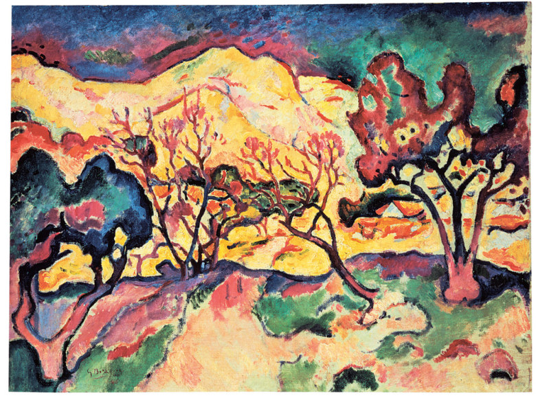 Georges Braque, Landscape at L&rsquo;Estaque, 1906