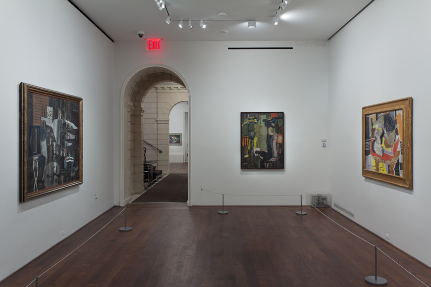 Installation view of Georges Braque: Pioneer of Modernism at Acquavella Galleries from October 11 - November 29, 2011.