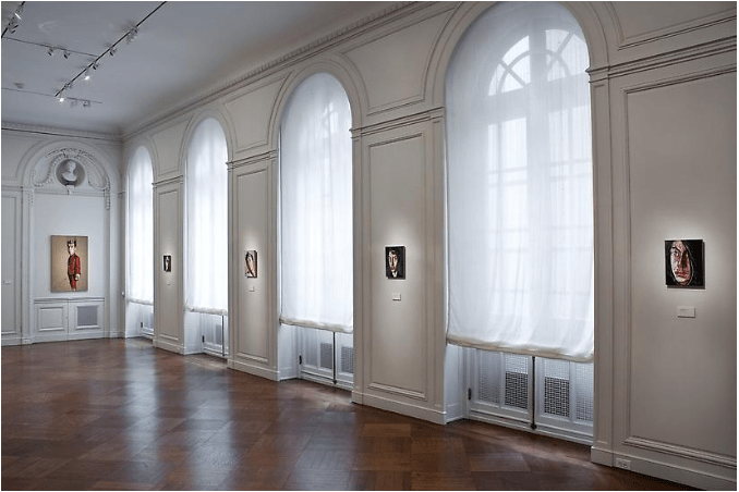 Installation view of Zeng Fanzhi at Acquavella Galleries from April 1 - May 14, 2009.