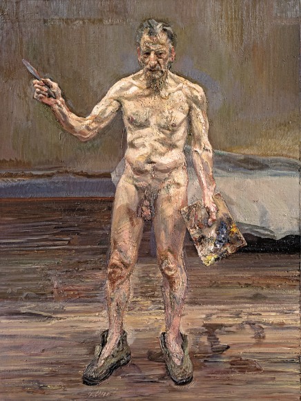 Lucian Freud, Painter Working, Reflection