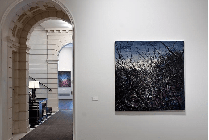 Installation view of Zeng Fanzhi at Acquavella Galleries from April 1 - May 14, 2009.