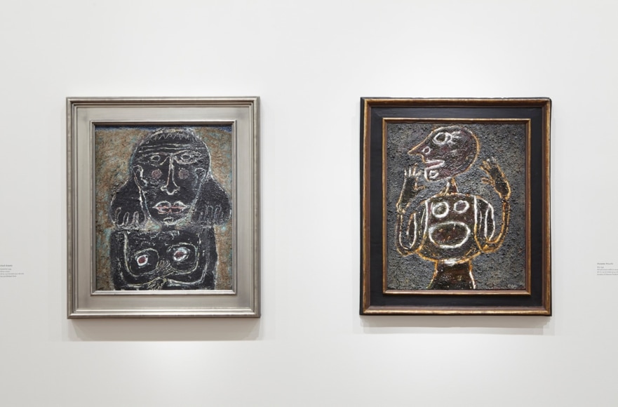 Installation view of Jean Dubuffet "Anticultural Positions"