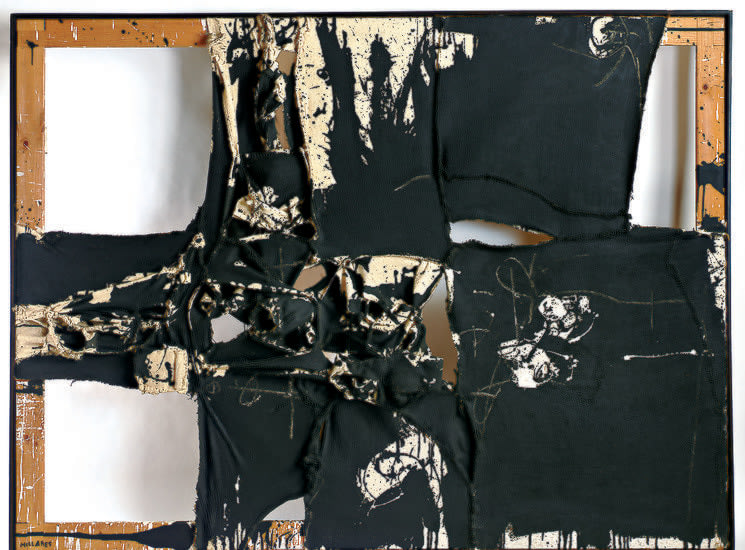 Manolo Millares, Cuadro 96, 1960