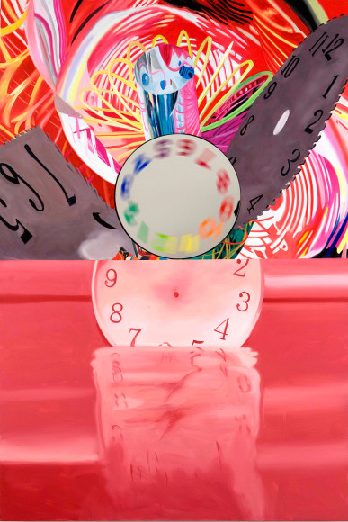 James Rosenquist, Time Stops but the Clock Disappears, 2008