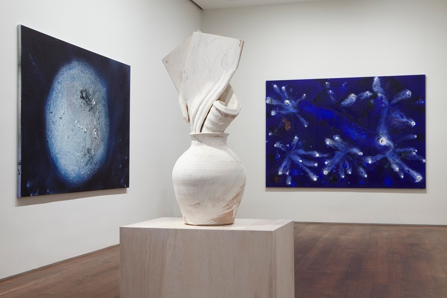 Installation view of Miquel Barcel&oacute; at Acquavella Galleries from October 27 - December 9, 2016.